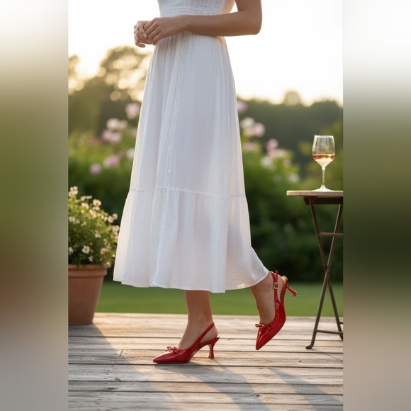 NEW- Madden Girl Womens Vogue Pump  Red Patent, 7 - Picture 2 of 6